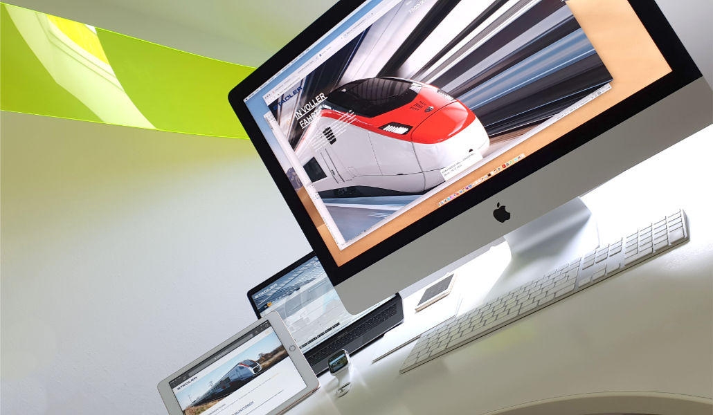 Digitale Arbeit für Stadler Rail im methodfive Studio